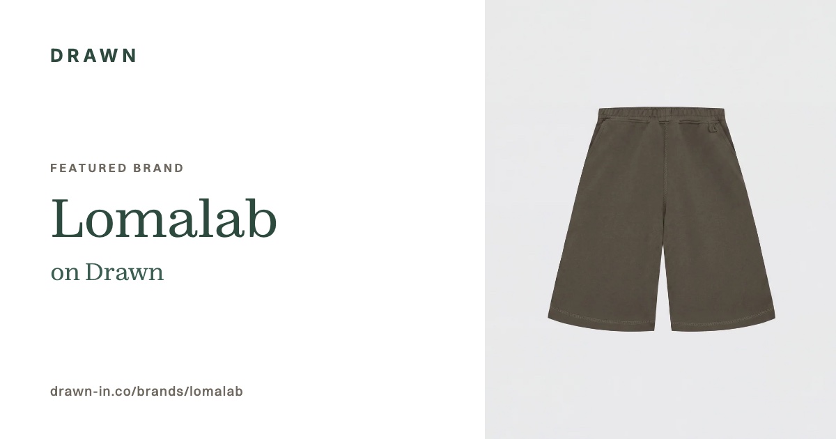 Lomalab | Independent Menswear on Drawn